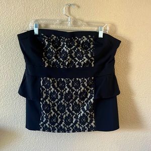Fashion lace tube top